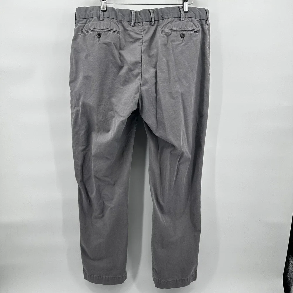 Polo Ralph Lauren Mens Stretch Classic Fit‎ Gray Chino Pants Trousers size 38